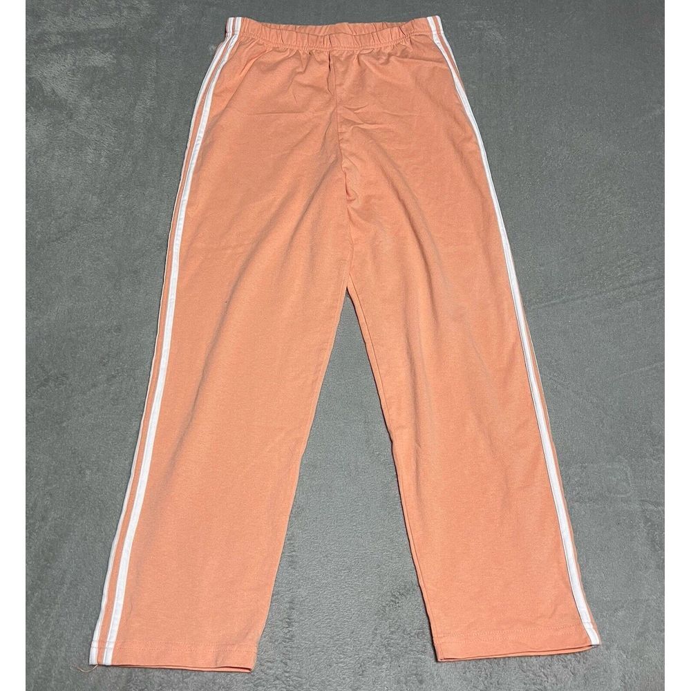 Vintage Spoiled Rotten Pants Womens Large Petite Orange Activewear USA Made 90s